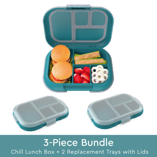 Bentgo Chill Kids Lunch Box & 2 Extra Trays with Lids