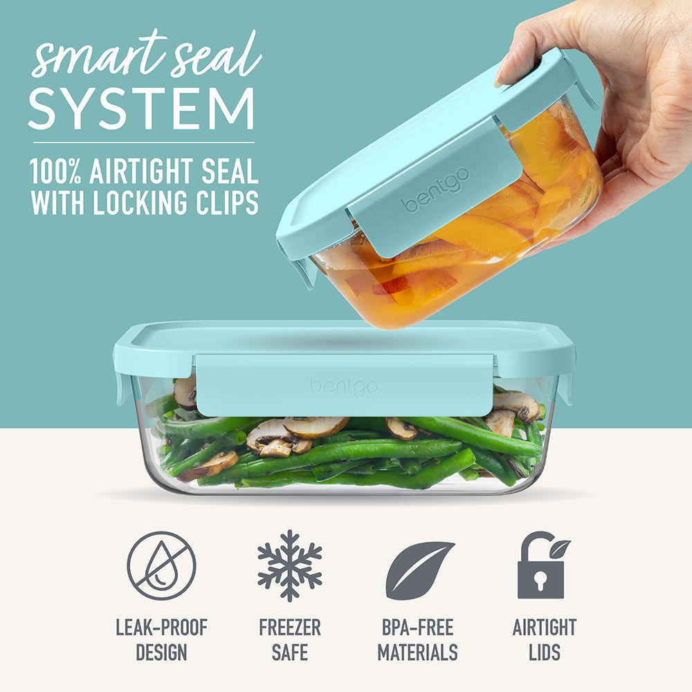 Bentgo Glass Leak-Proof Food Storage Set (14-Piece)