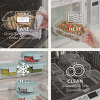 Bentgo Glass Leak-Proof Food Storage Set (6-Piece)
