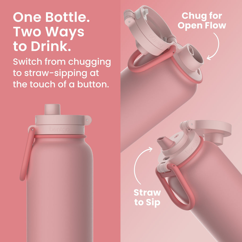 Bentgo Flip 2-in-1 Water Bottle (32 fl oz)