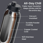 Bentgo Flip 2-in-1 Water Bottle (40 fl oz)