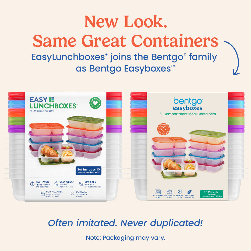 Bentgo Easyboxes 3-Compartment Food Containers 20-Piece Set