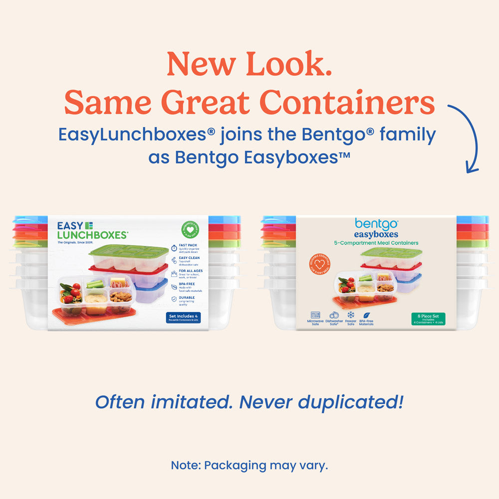 Bentgo Easyboxes 5-Compartment Food Containers 8-Piece Set