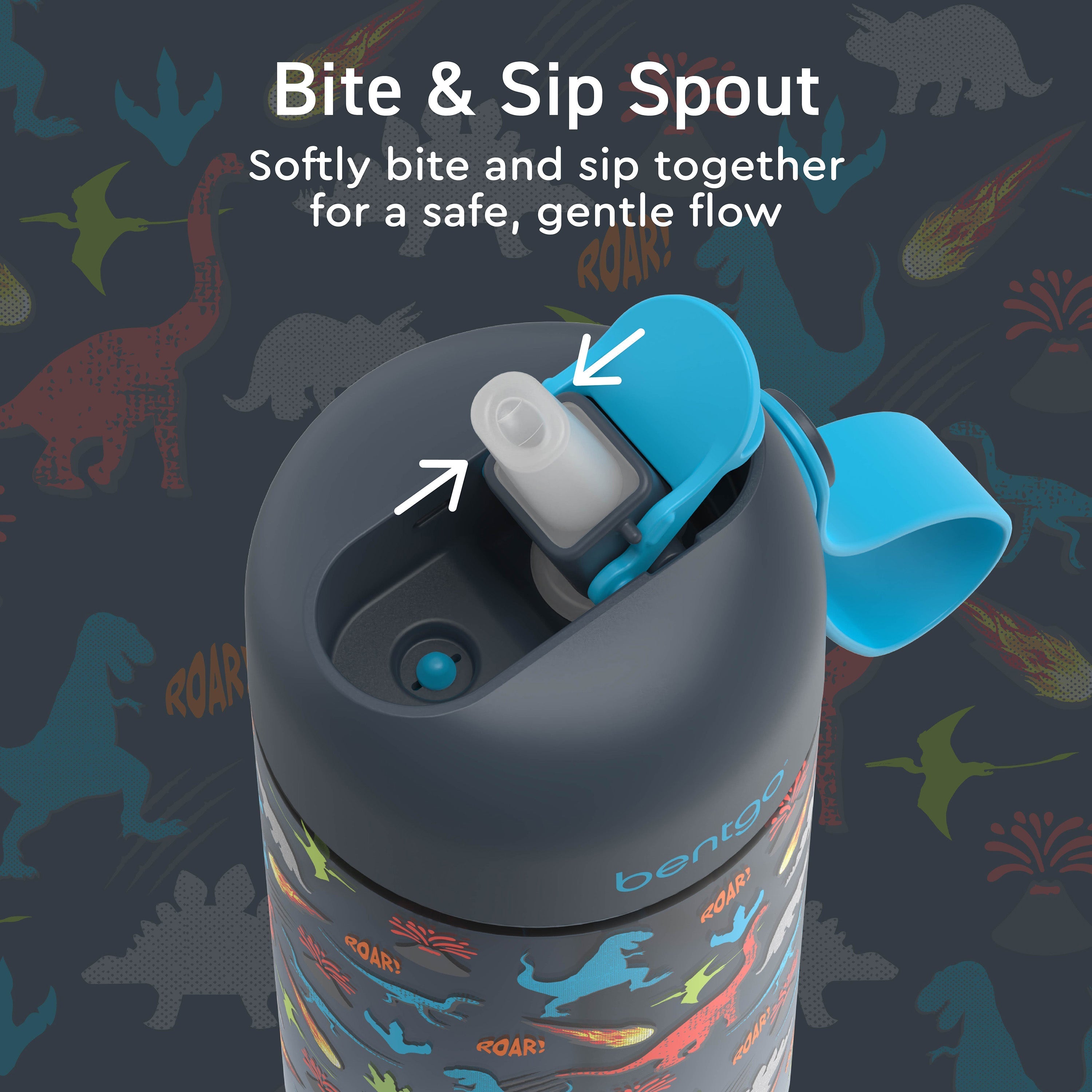 Bentgo Kids Prints Water Bottle (2-Pack)