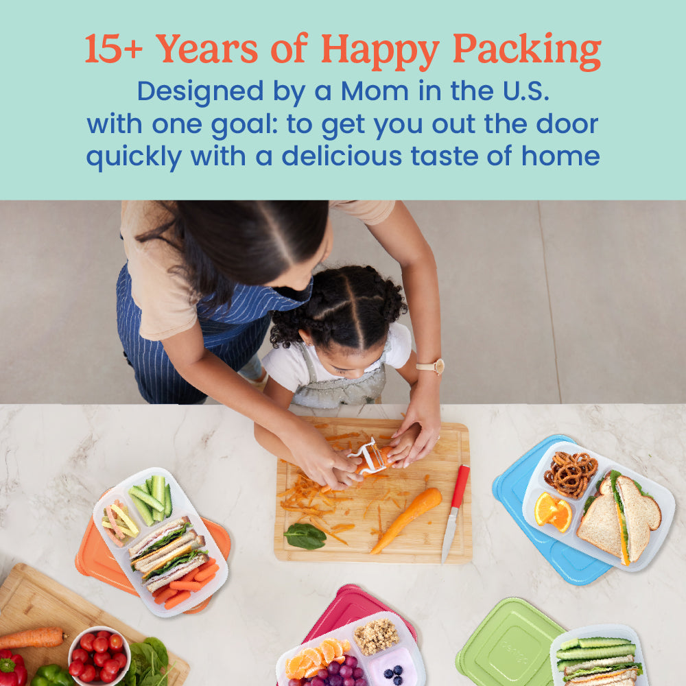 Bentgo Easyboxes 3-Compartment Food Containers 8-Piece Set