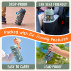 Bentgo Kids Prints Water Bottle (2-Pack)