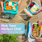 Bentgo Chill Kids Lunch Box & 2 Extra Trays with Lids