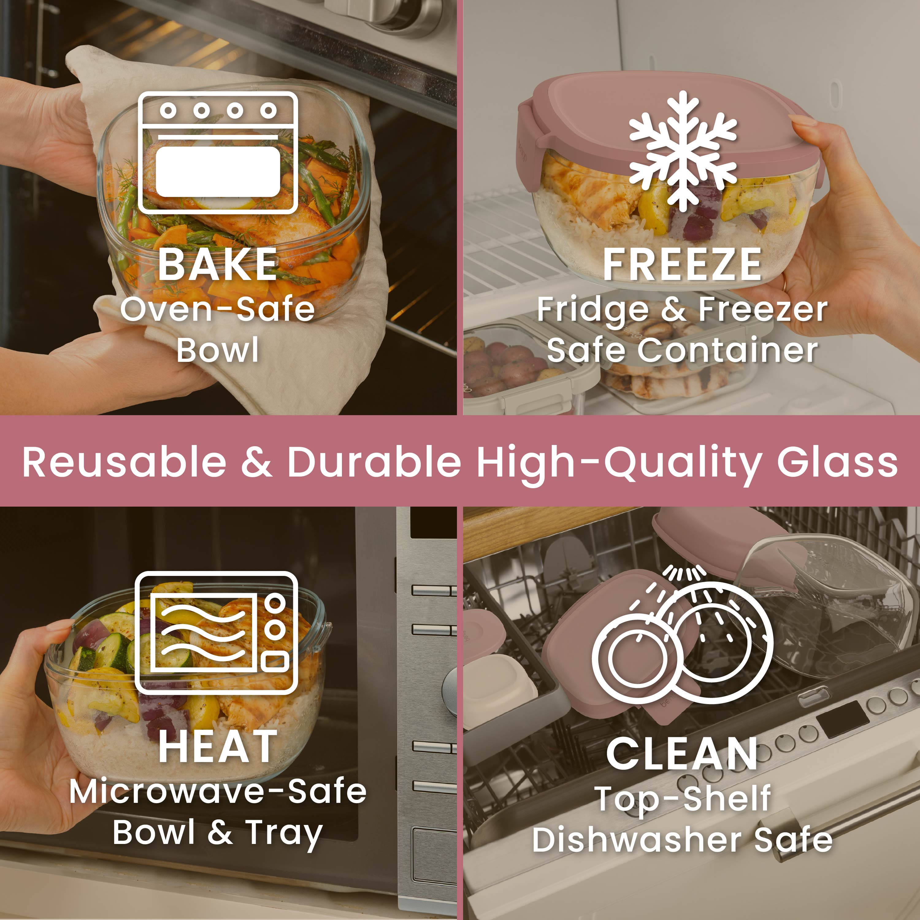 Bentgo Glass Salad Container