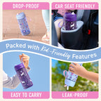 Bentgo Kids Prints Water Bottle (2-Pack)