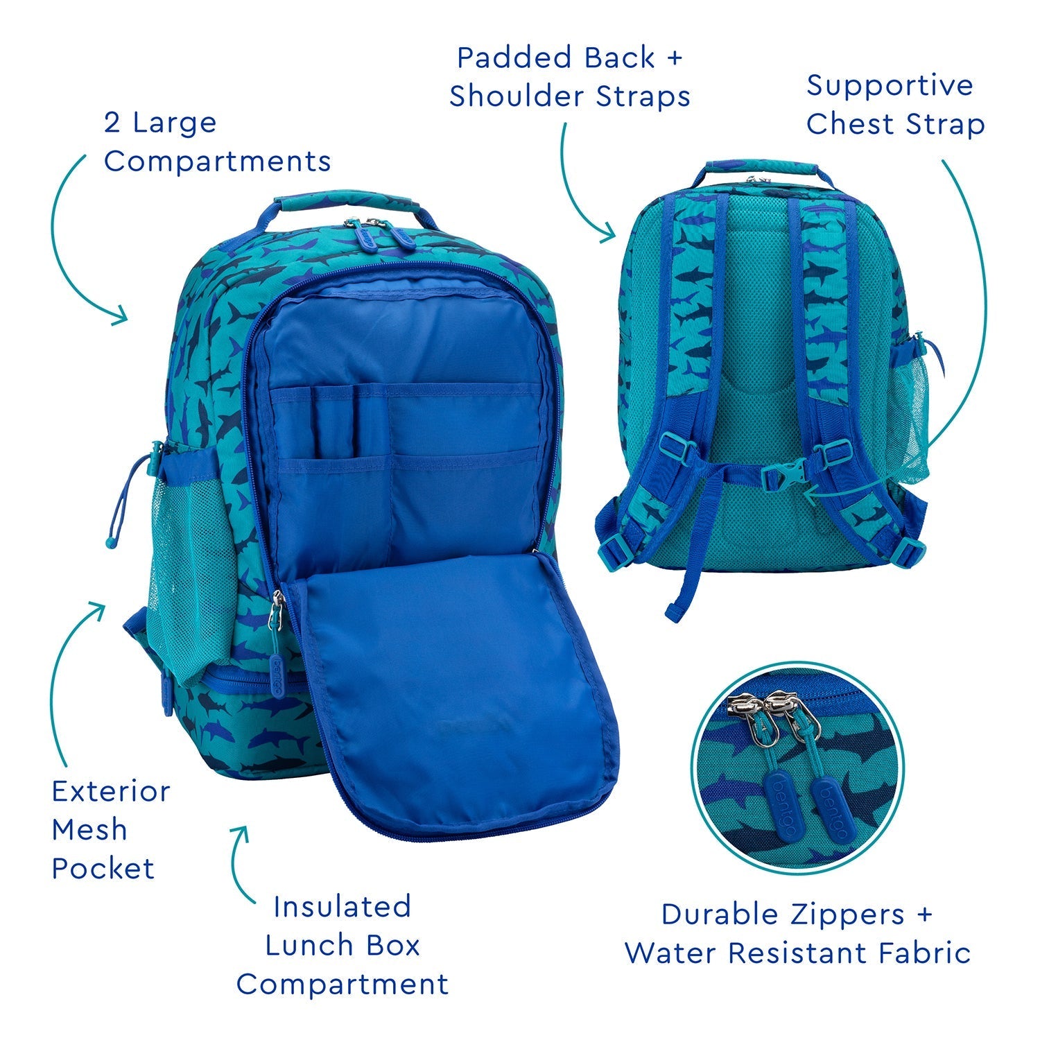 Bentgo Chill Kids Lunch Box & Backpack