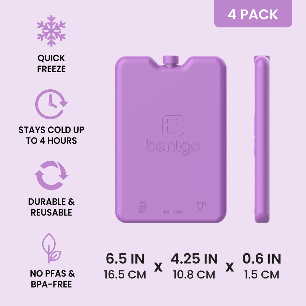 Bentgo Chillers Reusable Ice Packs (4-Pack)