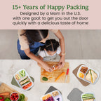 Bentgo Easyboxes 3-Compartment Food Containers 8-Piece Set
