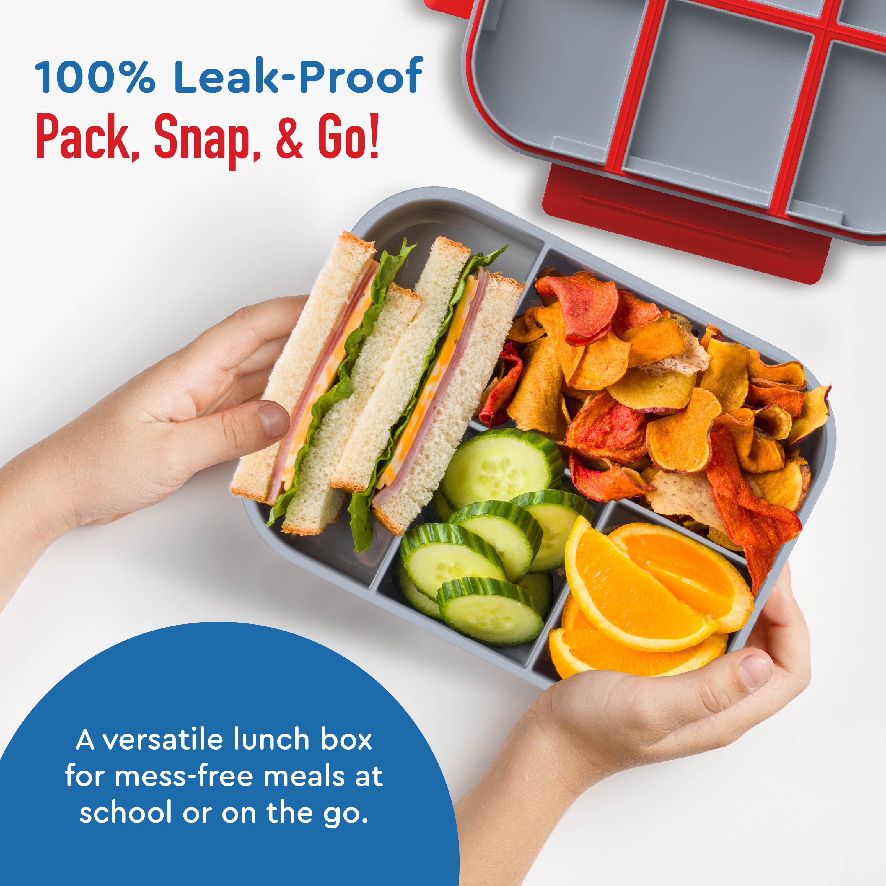 Bentgo Kids Snap & Go Lunch Box (2-Pack)