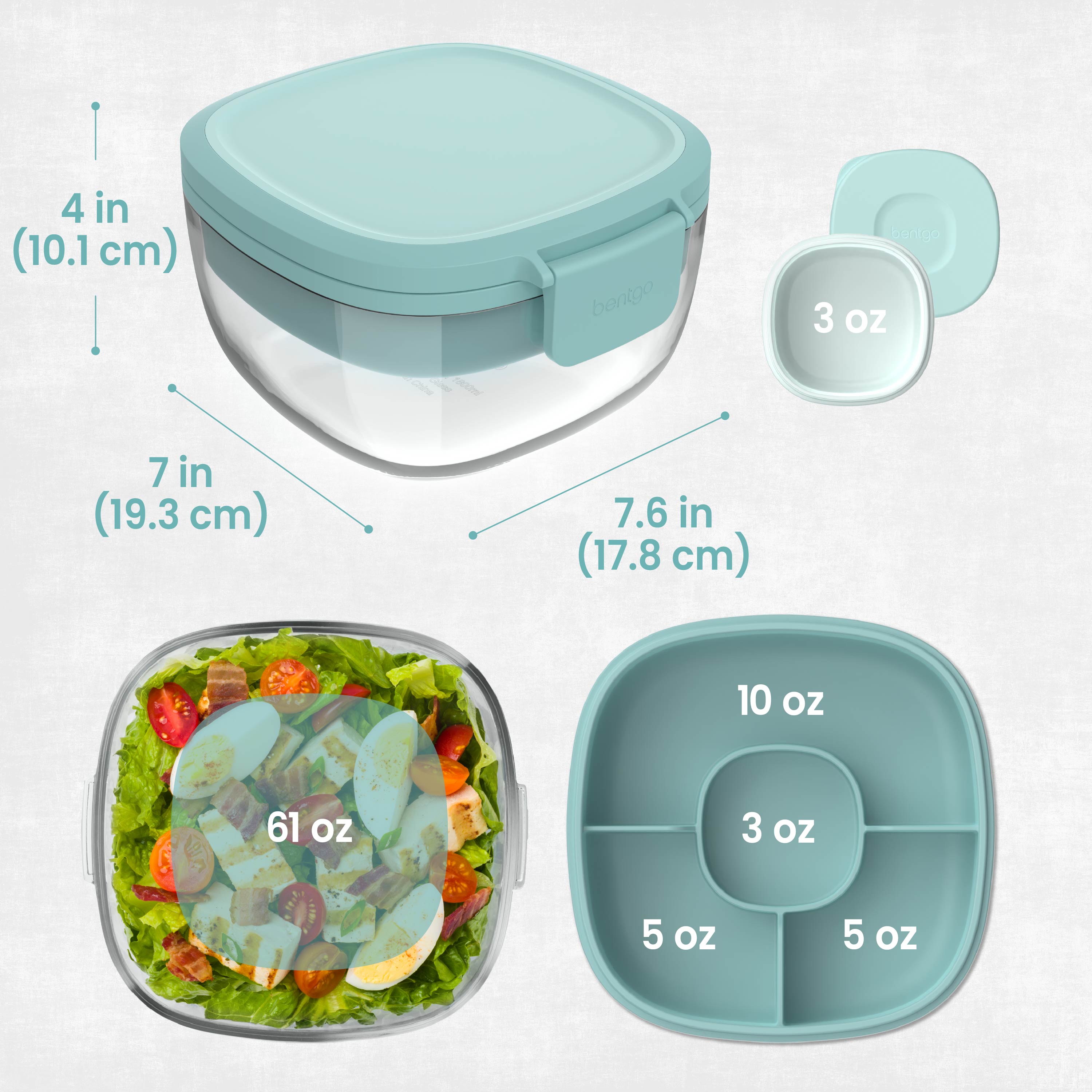 Bentgo Glass Salad Container