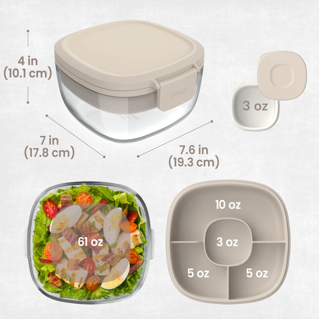 Bentgo Glass Salad Container