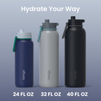 Bentgo Flip 2-in-1 Water Bottle (24 fl oz)