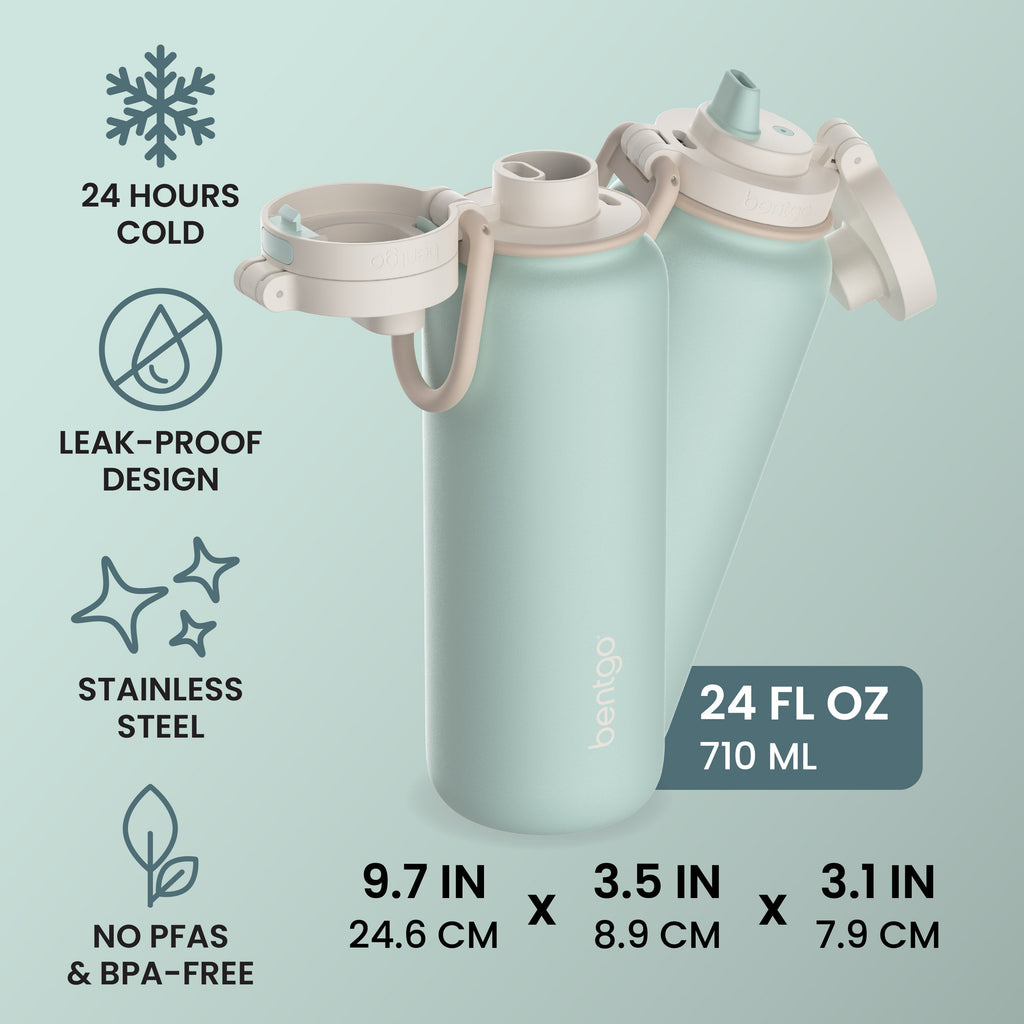 Bentgo Flip 2-in-1 Water Bottle (24 fl oz)