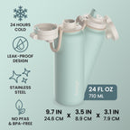 Bentgo Flip 2-in-1 Water Bottle (24 fl oz)