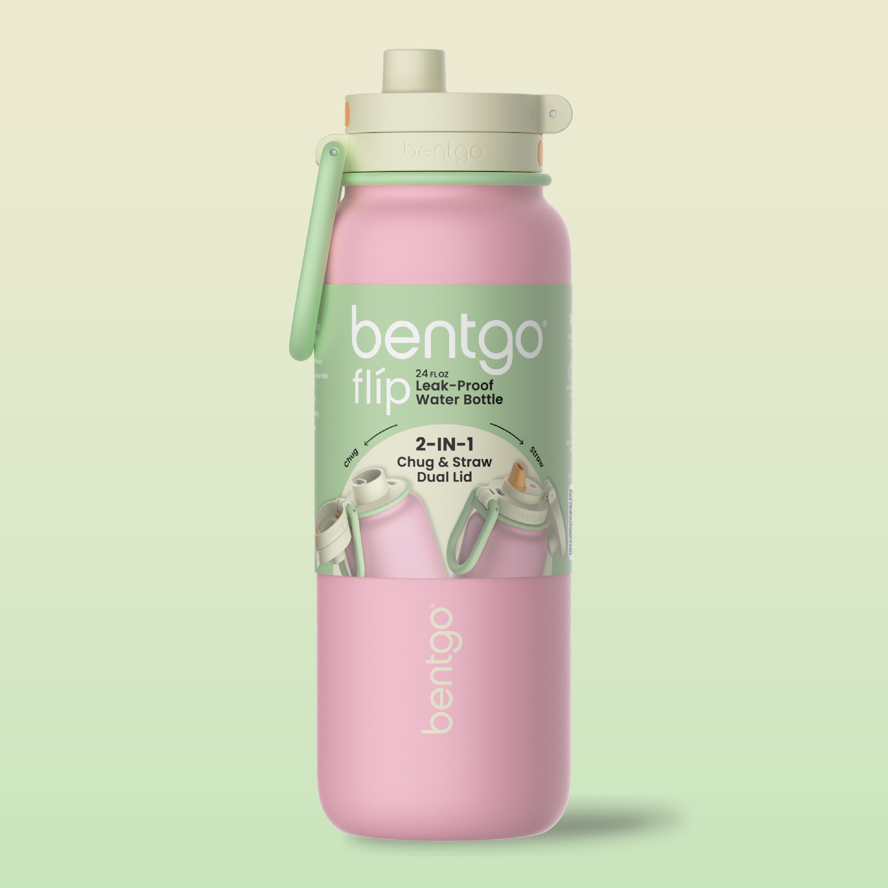 Bentgo Flip 2-in-1 Water Bottle (24 fl oz)