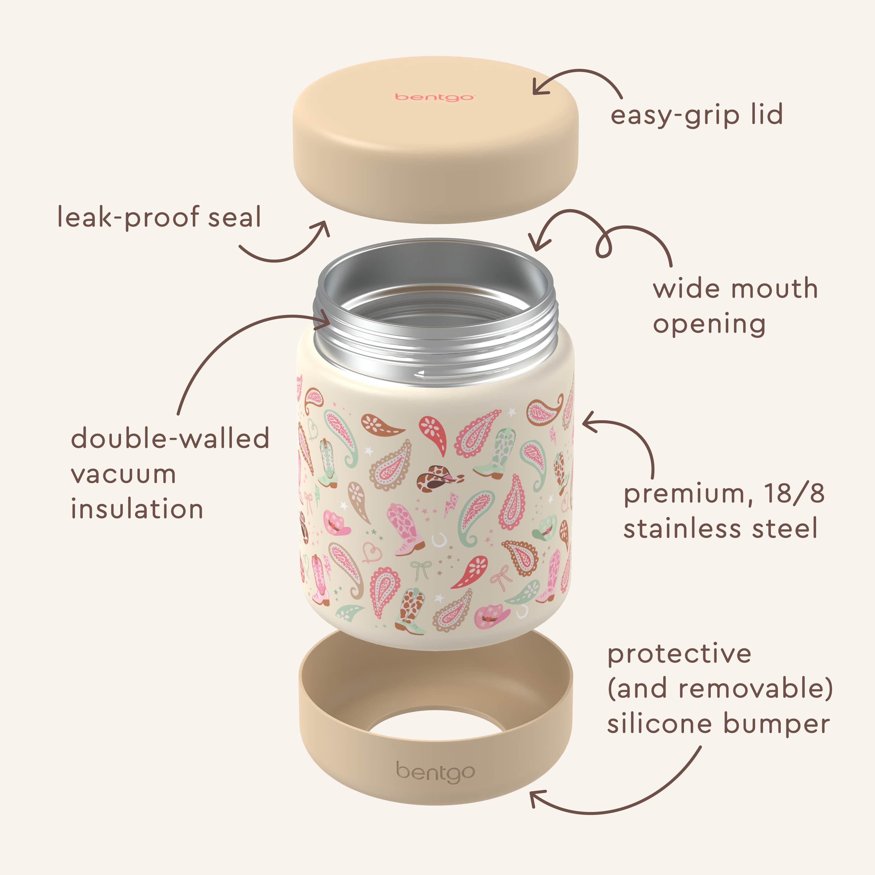 Bentgo Kids Stainless Steel Food Jar
