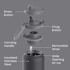 Bentgo Flip 2-in-1 Water Bottle (24 fl oz)