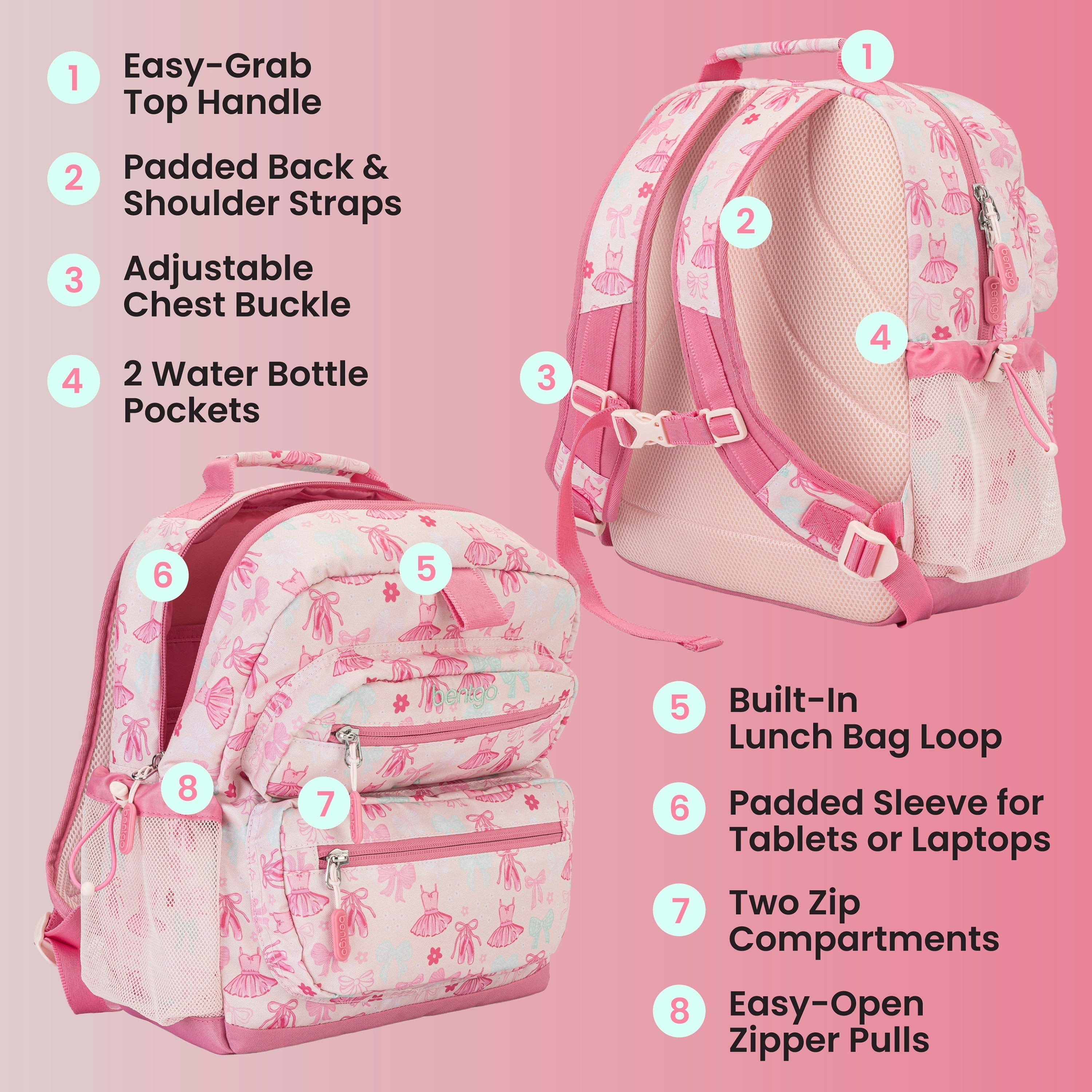 Bentgo Kids Prints Backpack