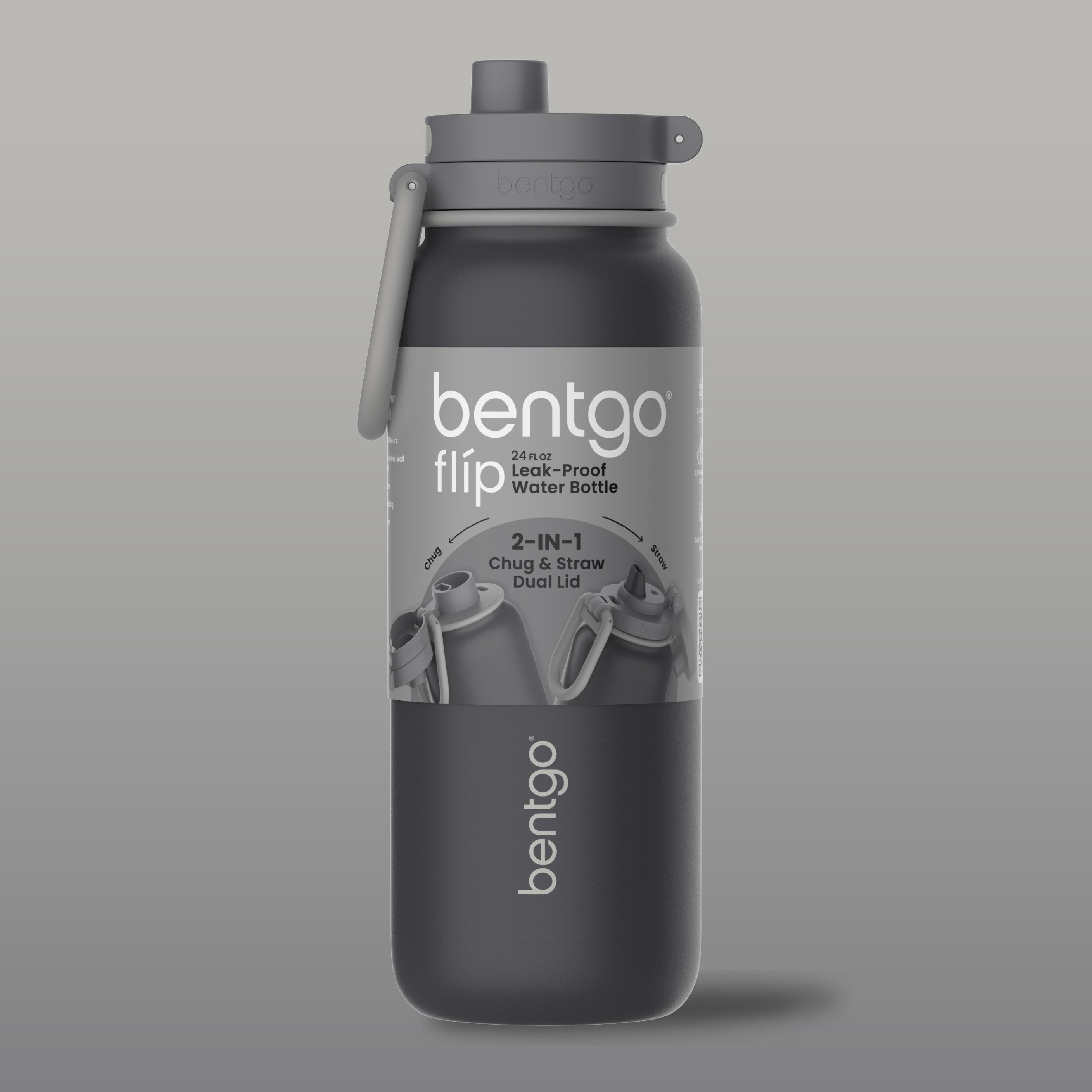 Bentgo Flip 2-in-1 Water Bottle (24 fl oz)